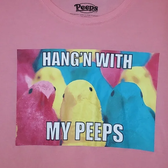 Peeps tee shirt PLEASE READ ABOUT SIZE - Picture 2 of 5